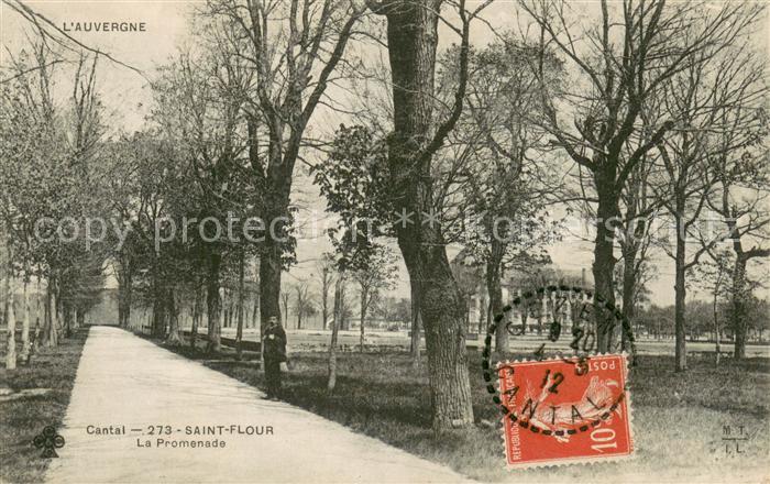 Saint-Flour Cantal La Promenade