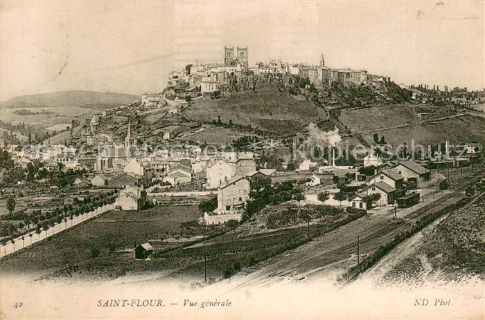 Saint-Flour Cantal Vue generale