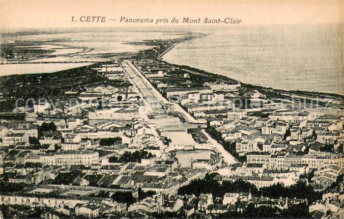 Cette Sete Panorama pris du Mont Saint Clair