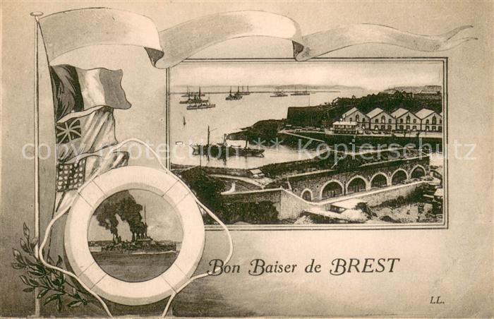 Brest 29 Bon Baiser de Brest