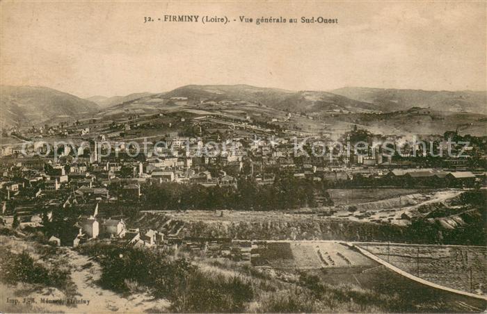 Firminy Vue generale au Sud Ouest