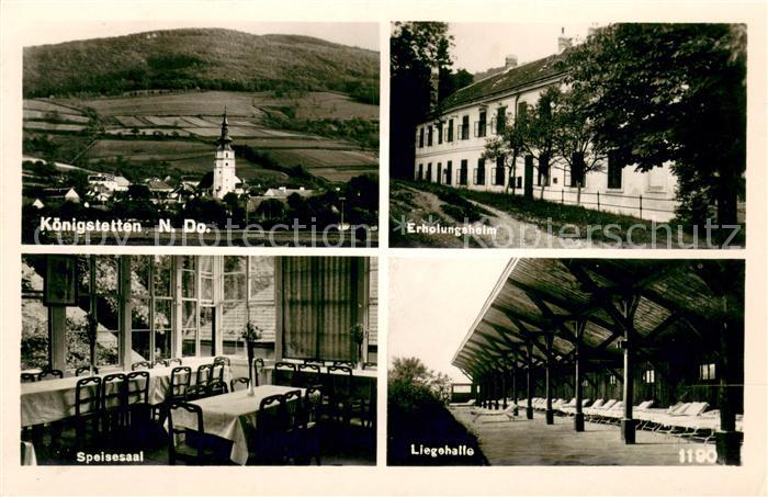 Koenigstetten Erholungsheim Speisesaal Liegehalle