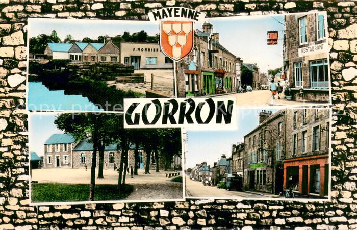 Gorron Usine J Monnier Rue de Bretagne L’Ecole St Michel Rue du Champ de Foire