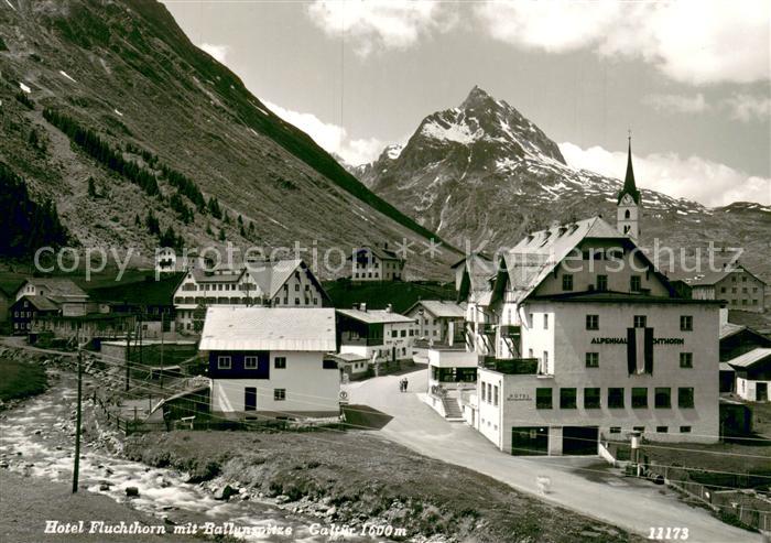 Galtuer Tirol Hotel Fluchthorn mit Ballunspitze