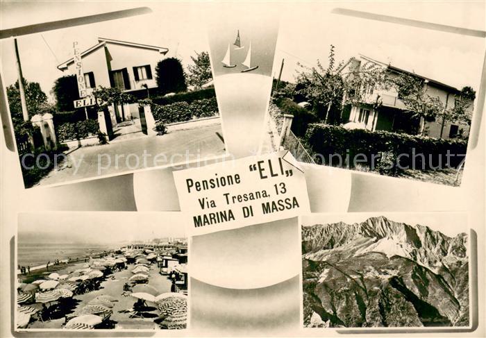 Marina di Massa Pensione Eli Strand Panorama