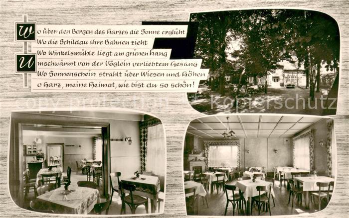 Seesen Harz Gaststaette Winkelsmuehle Gastraeume