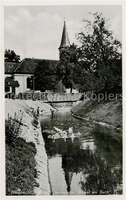 Niederbuehl Malerischer Winkel am Bach