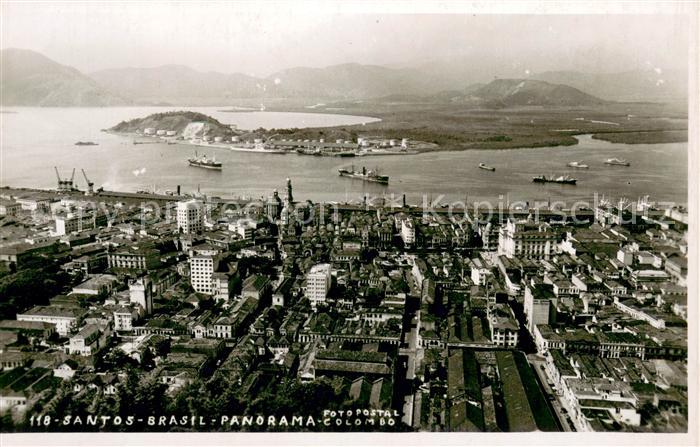 Santos Brazil Fliegeraufnahme