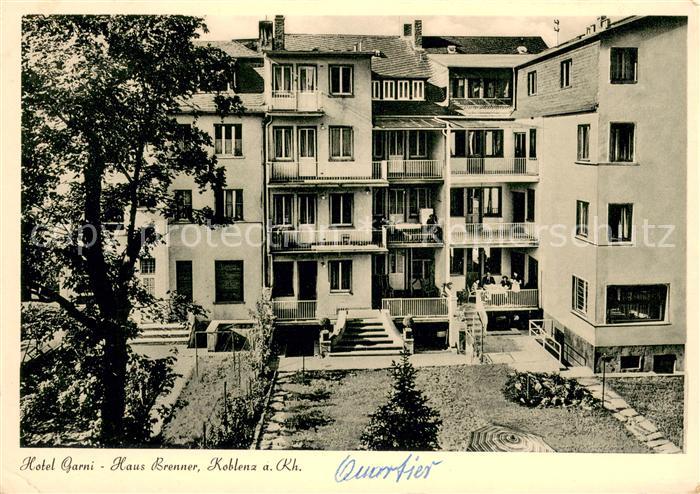 Koblenz Rhein Hotel Garni Haus Brenner