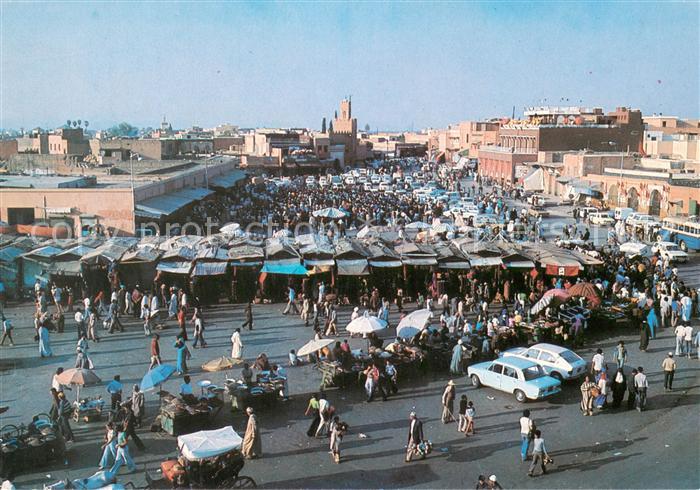 Marrakech Marrakesch Place Djemaa El Fna Depot Legal