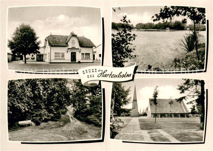 Hartenholm Gaststaette Waldpartie Kirche