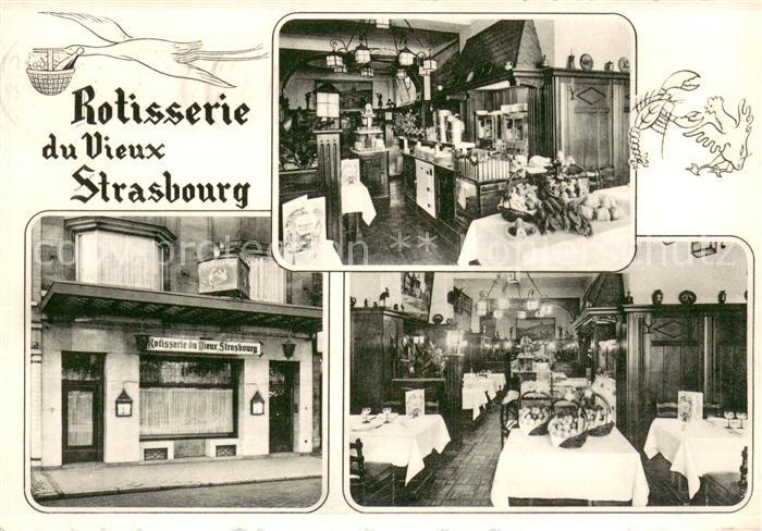 Bruxelles Bruessel Rotisserie du Vieux Strasbourg Interieur