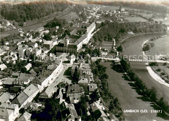 Lambach Oberoesterreich Fliegeraufnahme