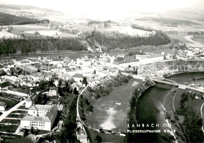 Lambach Oberoesterreich Fliegeraufnahme