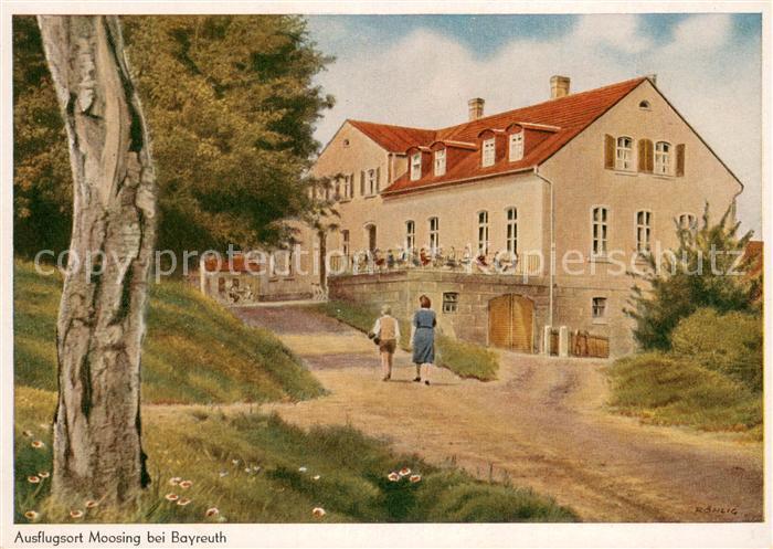 Moosing Gaststaette Terrasse