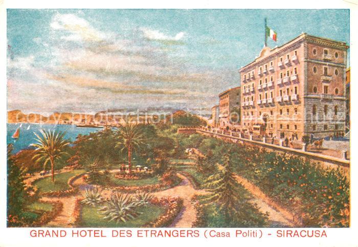 Siracusa Grand Hotel des Etrangers Casa Politi