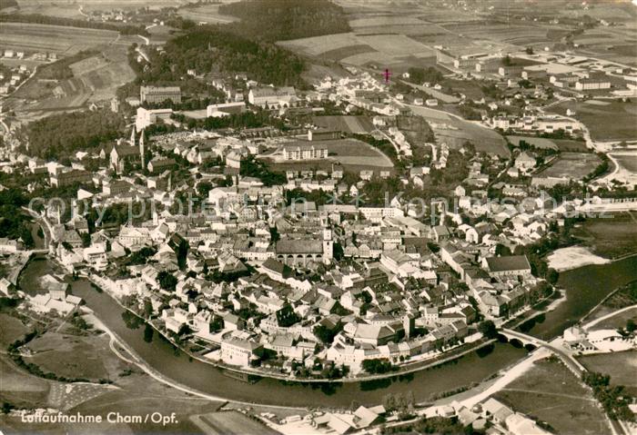 Cham Oberpfalz Fliegeraufnahme