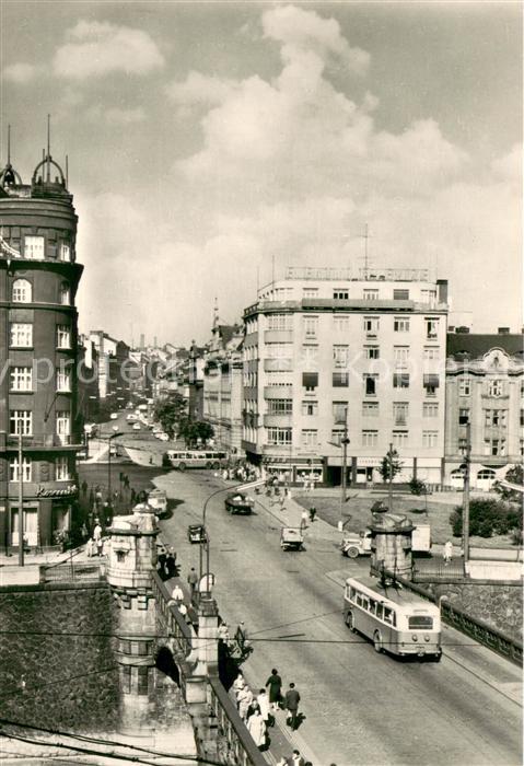 Plzen Pilsen Moskevska trida jedna z hlavnich tepen mesta