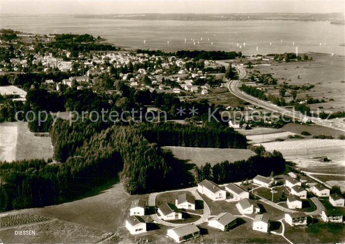 Diessen Ammersee Fliegeraufnahme mit SOS Kinderdorf Ammersee