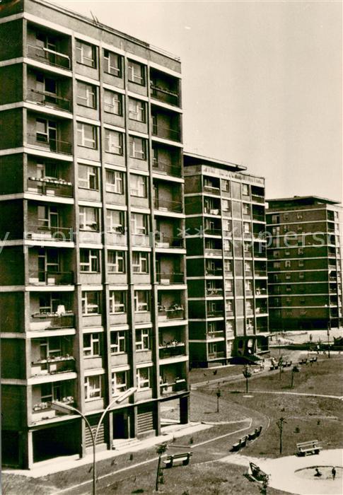 Katowice Wiezowce w osiedlu im Juliana Marchlews