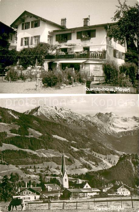 Fischen Allgaeu Touristenhaus Mayerl Ortsansicht