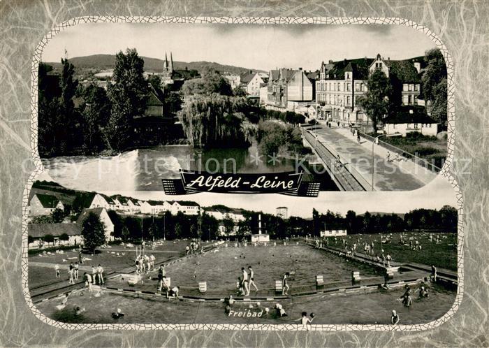 Alfeld Leine Ortsansicht Schwimmbad