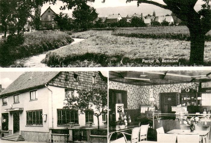 Benstorf Ortsansicht Gasthaus zu den drei Kronen Gaststube