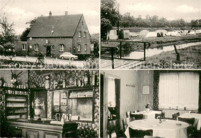 Haltern See Gaststaette Lensinghof Haltern Campingplatz Bar Gaststube