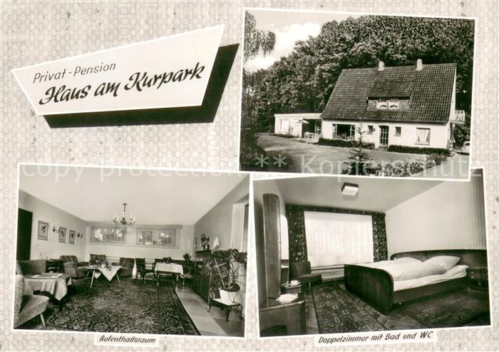 Bad Zwischenahn Privatpension Haus am Kurpark Aufenthaltsraum Doppelzimmer mit B