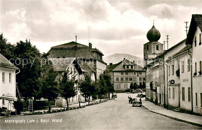 Lam Oberpfalz Ortszentrum mit Kirche