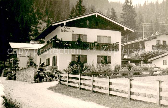 Schoenau Berchtesgaden Gaestehaus Pension Haus Waldesruh