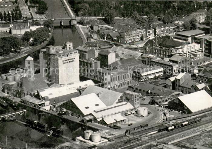 Delft Oliefabrieken Calve luchtopname