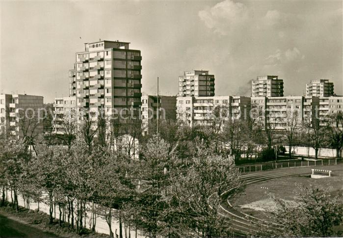 Wroclaw Osiedle Gajowice Wohnsiedlung Hochhaeuser