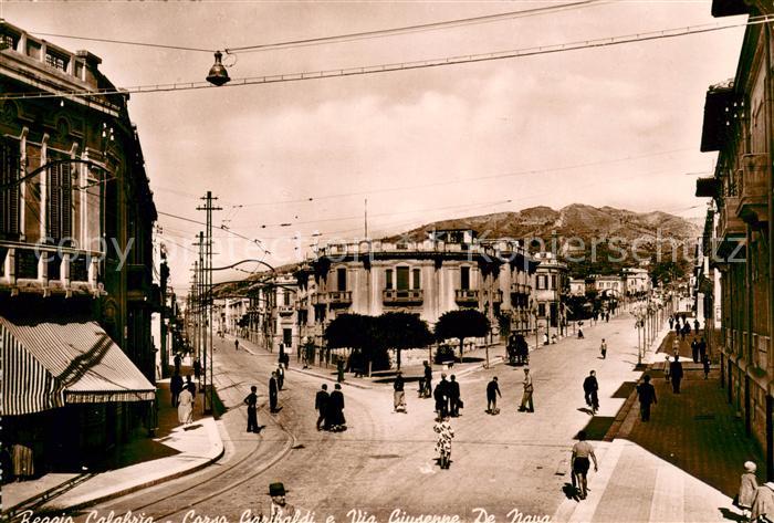 Reggio Calabria Corso Caribaldi e Via Giuseppe De Navar