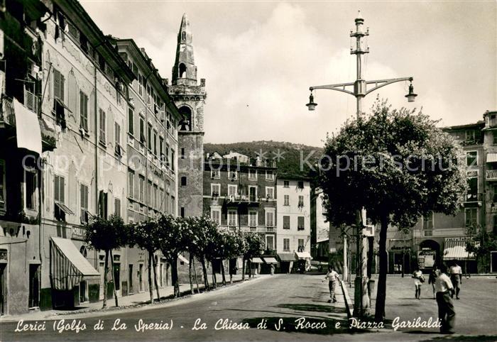 Lerici Chiesa di San Rocco e Piazza Garibaldi