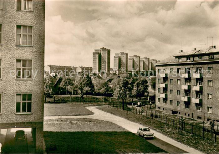Kladno Tschechien Wohnsiedlung Hochhaeuser