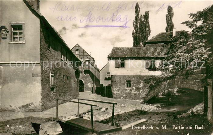 Dettelbach Partie am Bach