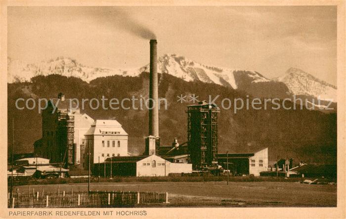 Redenfelden Papierfabrik mit Hochriss