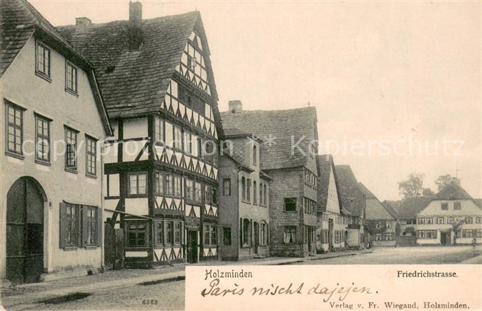 Holzminden Weser Friedrichstrasse