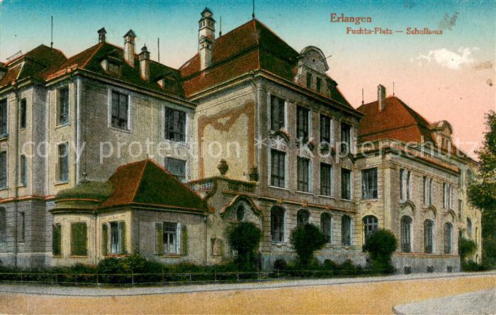 ERLANGEN Bayern Fuchtaplatz Schulhaus