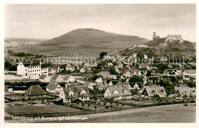 Bopfingen Ipf Panorama Schlossberg mit Ruine und Ipf Fliegeraufnahme