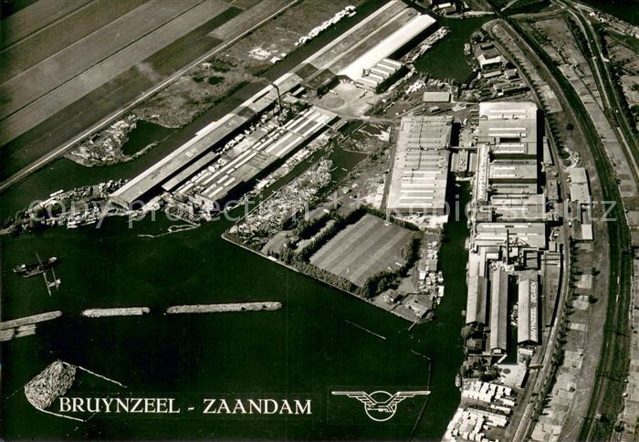 Zaandam Bruynzeel Fabriek luchtopname
