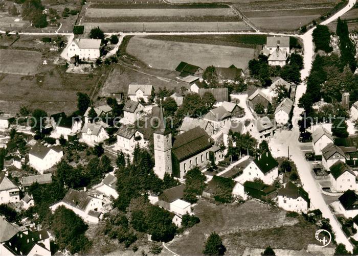 Fichtelberg Bayreuth Katholische Pfarrkirche Fliegeraufnahme