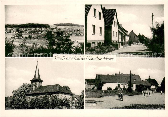 Gilde Goslar Gesamtansicht Siedlung Schule Kirche