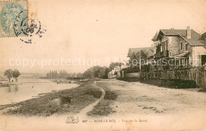 Bois-le-Roi Seine-et-Marne Vue sur la Seine