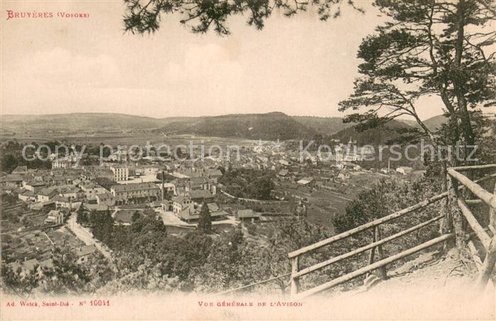 Bruyeres Vosges Vue generale de l'Avison
