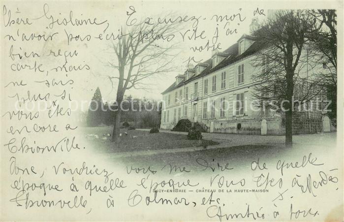 Sucy-en-Brie Chateau de la Haute Maison