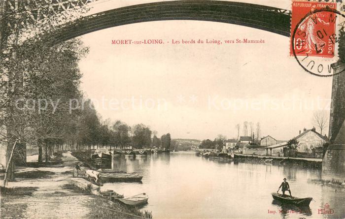 Moret-sur-Loing Les bords du Loing vers St Mammes