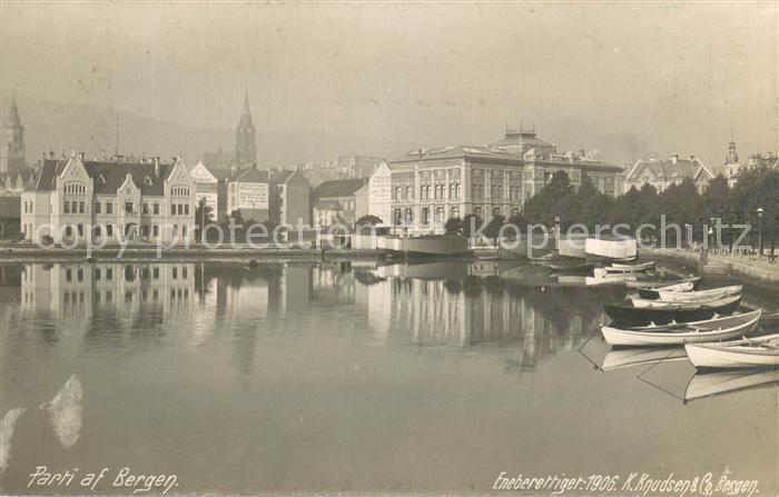Bergen Norwegen Panorama