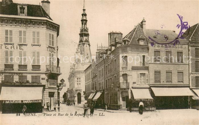 Sens 89 Place et Rue de la Republique